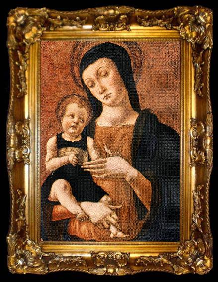 framed  VIVARINI, family of painters Mary and Child  wer, ta009-2